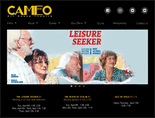 Tablet Screenshot of cameoarthouse.com